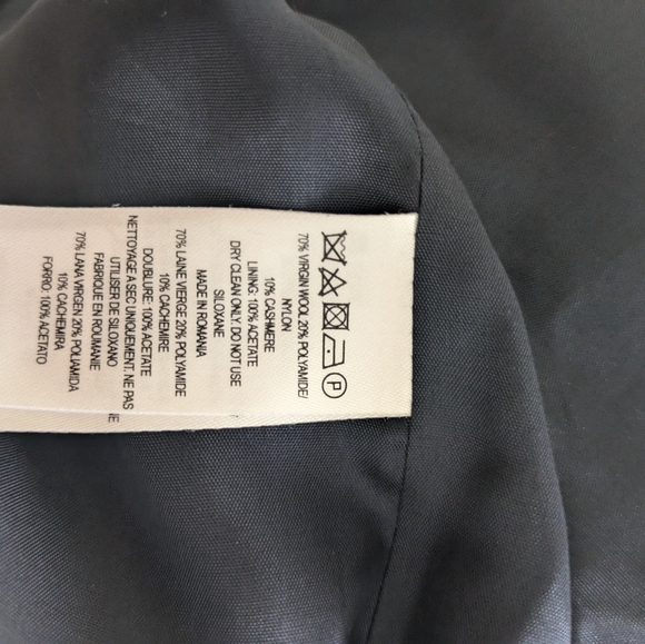 French Connection Ruffle Wool Coat - Picture 3 of 9